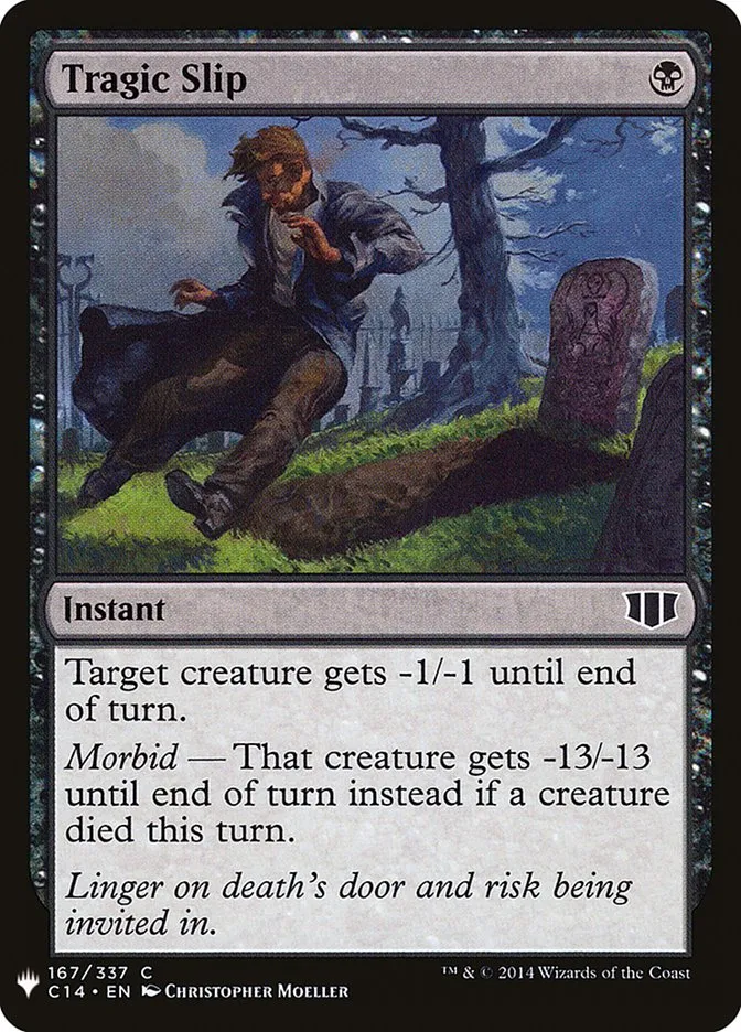2020 The List Tragic Slip #C14-167 common card image
