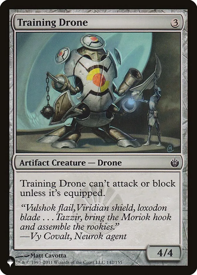 2020 The List Training Drone common #MBS-142 common card image