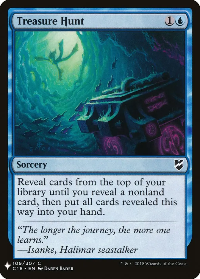 2020 The List Treasure Hunt #C18-109 common card image