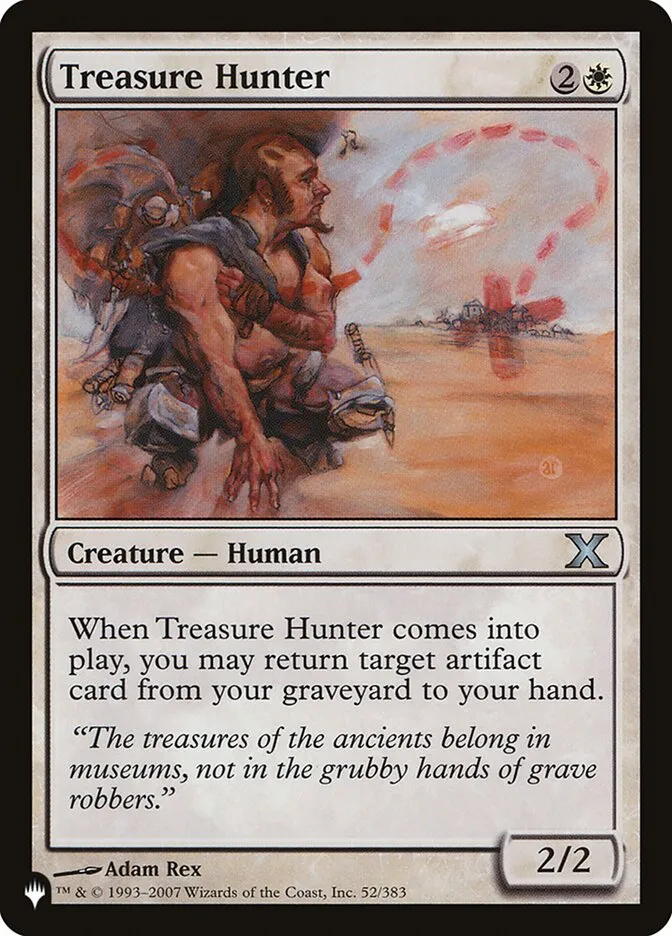 2020 The List Treasure Hunter #10E-52 uncommon card image