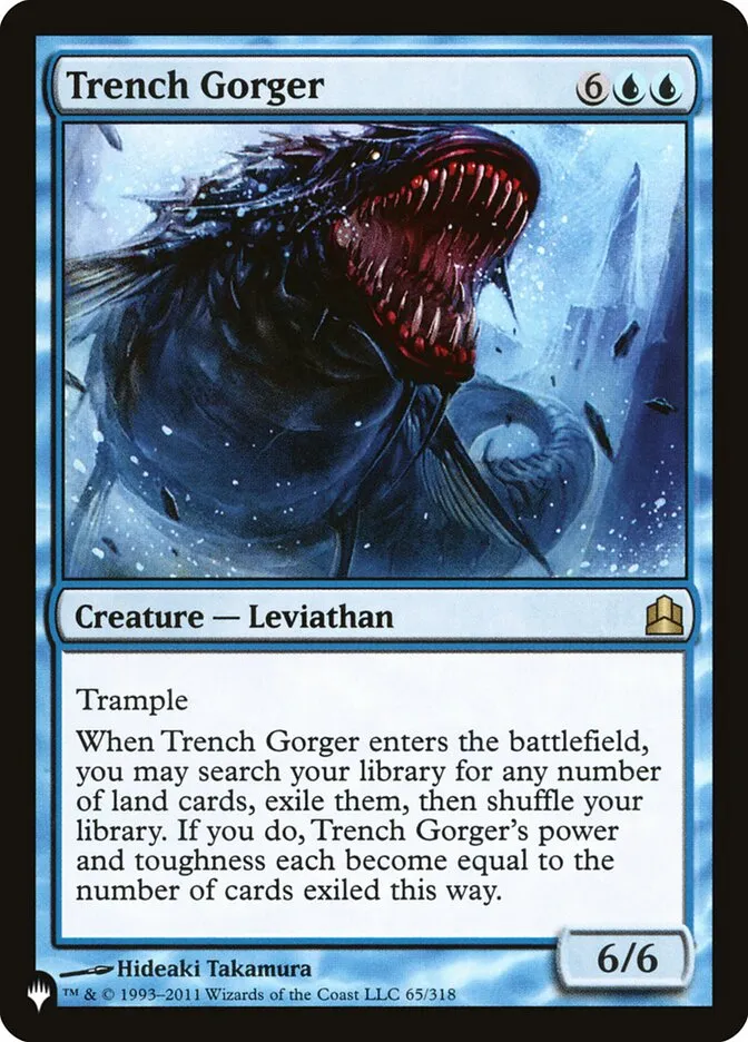 2020 The List Trench Gorger #CMD-65 rare card image