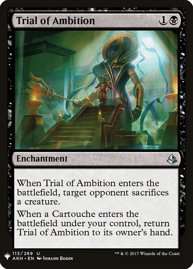 2020 The List Trial of Ambition #AKH-113 uncommon card image