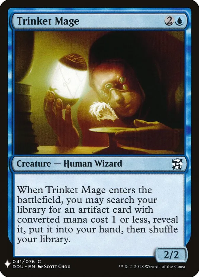 2020 The List Trinket Mage #DDU-41 common card image