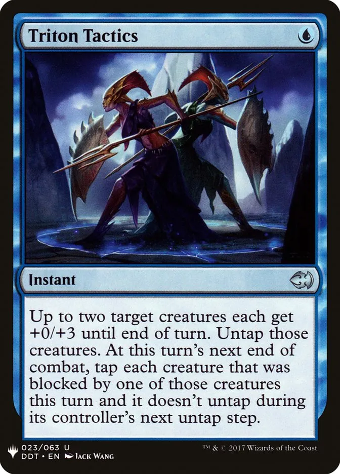2020 The List Triton Tactics #DDT-23 uncommon card image