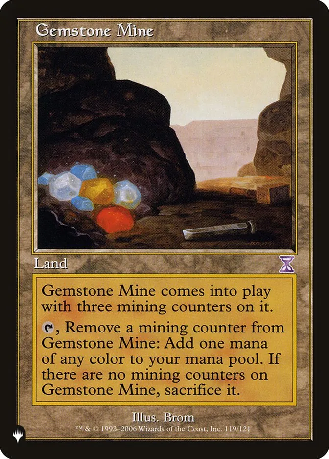 2020 The List Gemstone Mine #TSB-119 rare card image