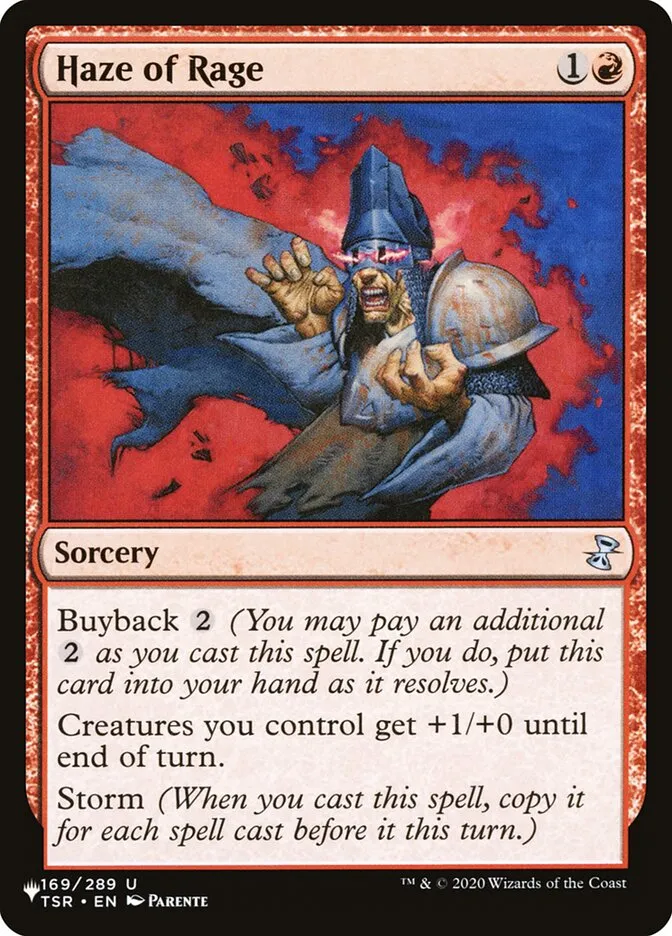 2020 The List Haze of Rage #TSR-169 uncommon card image