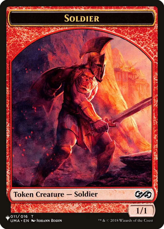 2020 The List Soldier #TUMA-11 common card image