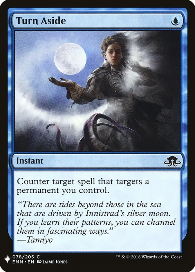 2020 The List Turn Aside common #EMN-78 common card image