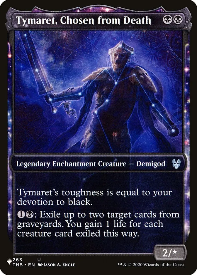 2020 The List Tymaret, Chosen from Death #THB-263 uncommon card image