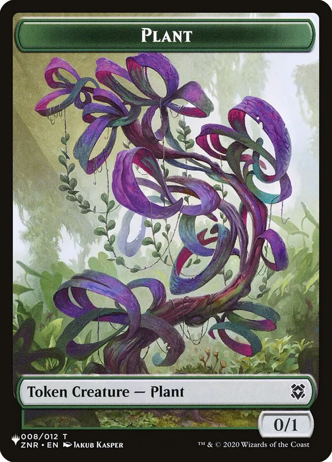 2020 The List Plant #TZNR-8 common card image