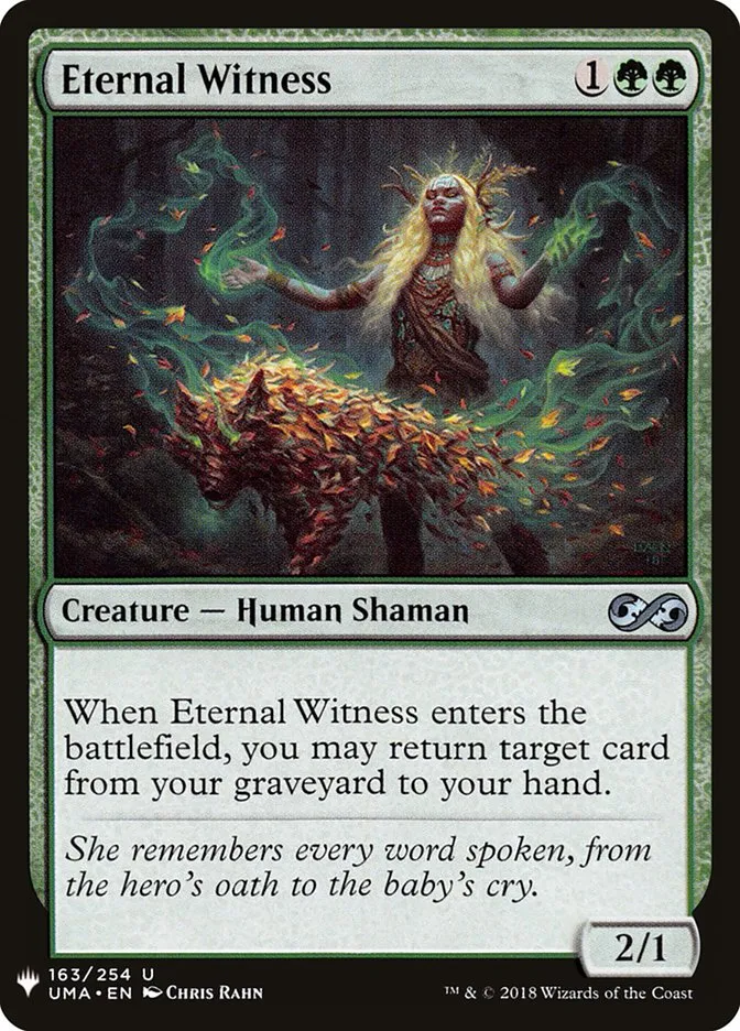 2020 The List Eternal Witness #UMA-163 uncommon card image