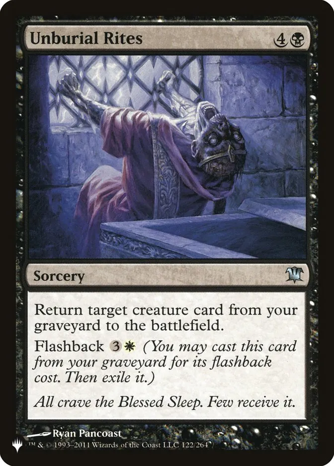 2020 The List Unburial Rites #ISD-122 uncommon card image