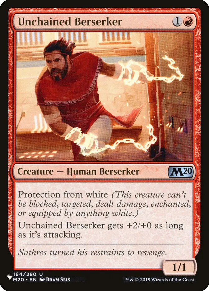 2020 The List Unchained Berserker #M20-164 uncommon card image