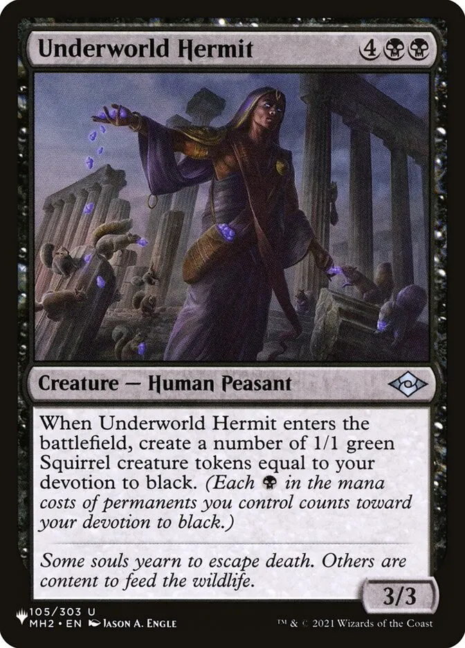 2020 The List Underworld Hermit #MH2-105 uncommon card image