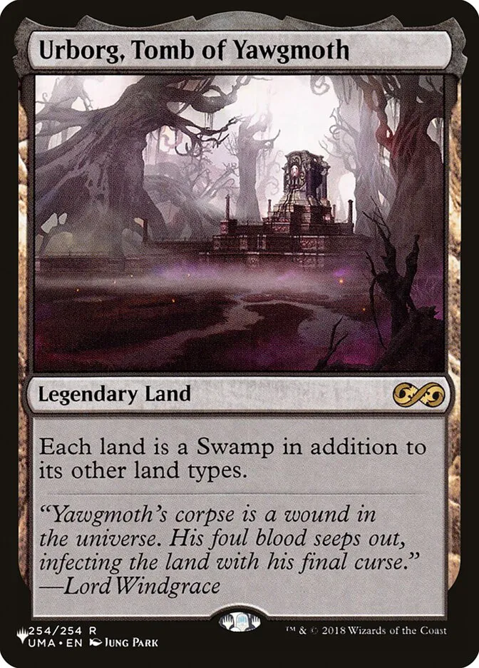 2020 The List Urborg, Tomb of Yawgmoth #UMA-254 rare card image