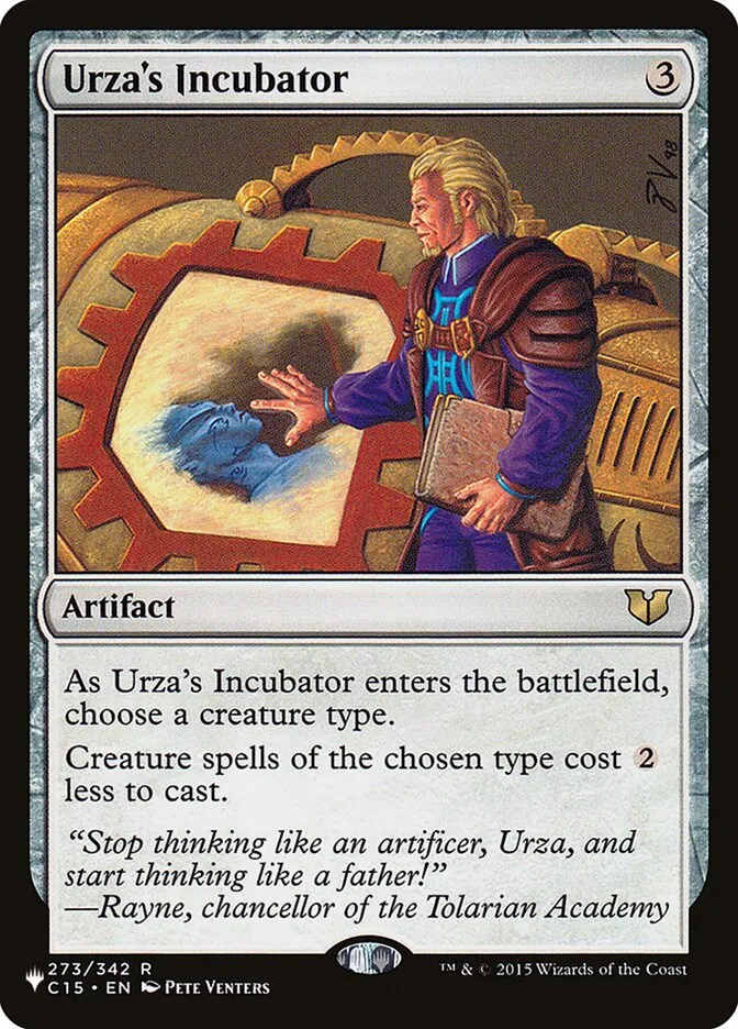 2020 The List Urza's Incubator #C15-273 rare card image