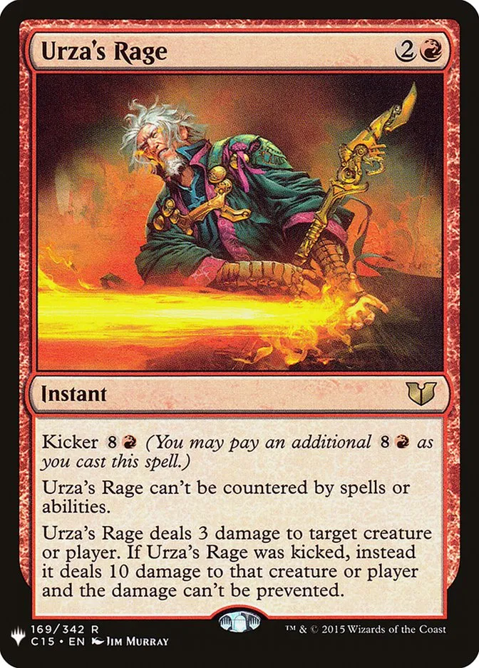 2020 The List Urza's Rage #C15-169 rare card image