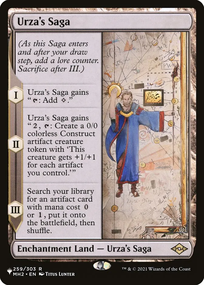 2020 The List Urza's Saga #MH2-259 rare card image