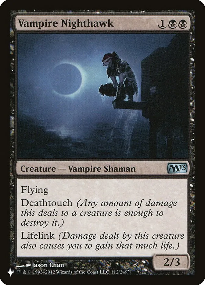 2020 The List Vampire Nighthawk uncommon #M13-112 uncommon card image