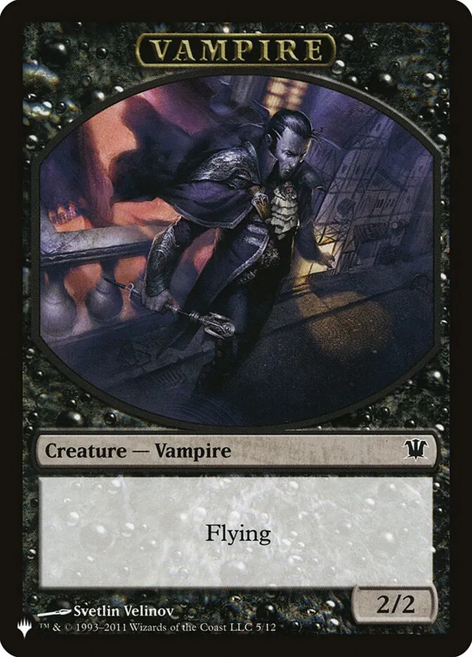 2020 The List Vampire common #TXLN-1 common card image