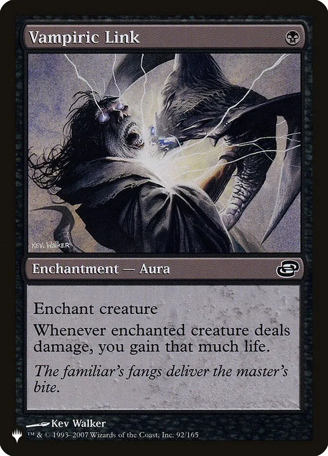 2020 The List Vampiric Link common #PLC-92 common card image