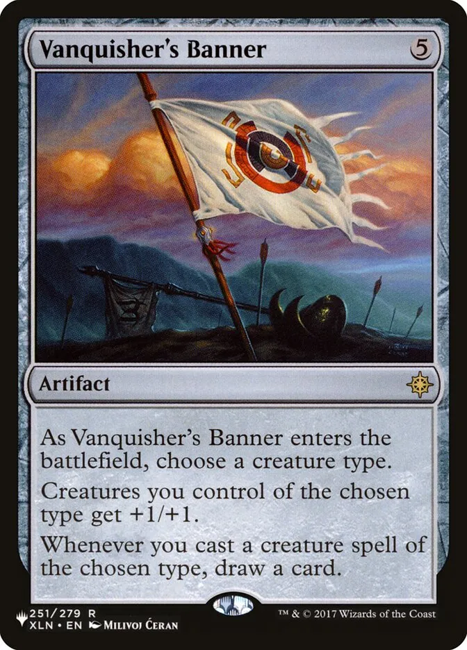 2020 The List Vanquisher's Banner #XLN-251 rare card image