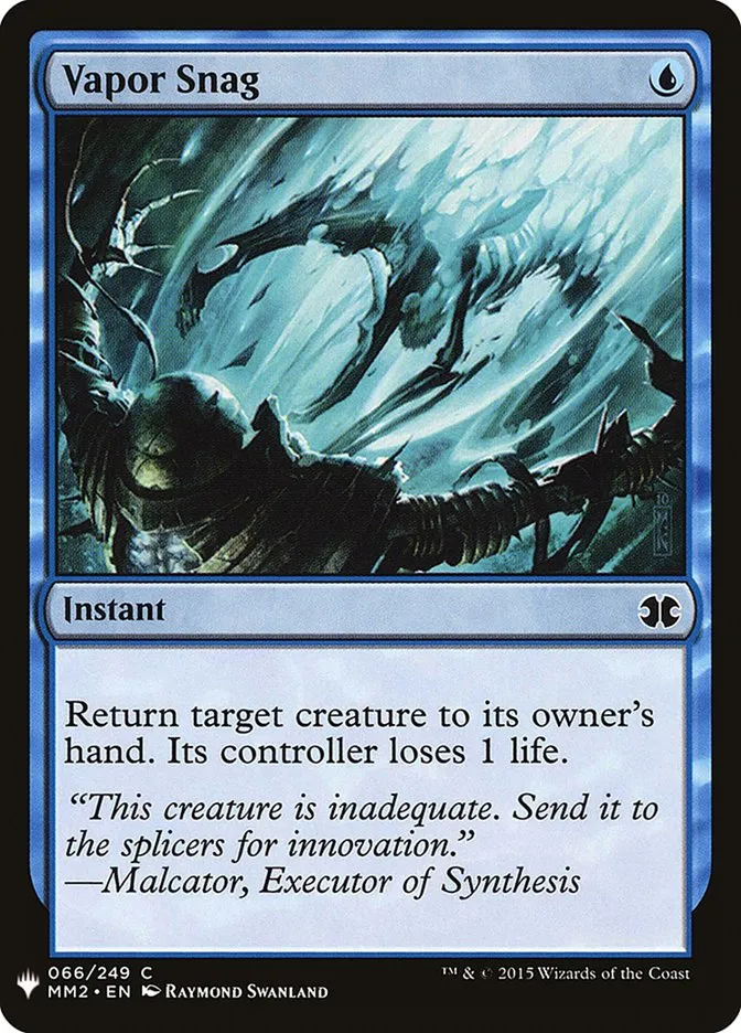 2020 The List Vapor Snag #MM2-66 common card image