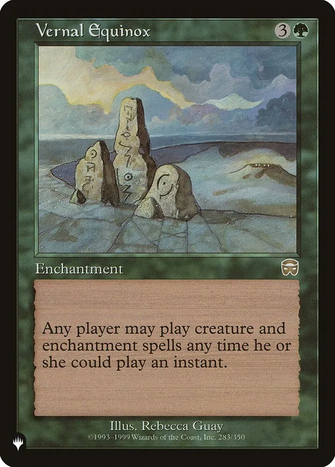 2020 The List Vernal Equinox #MMQ-283 rare card image