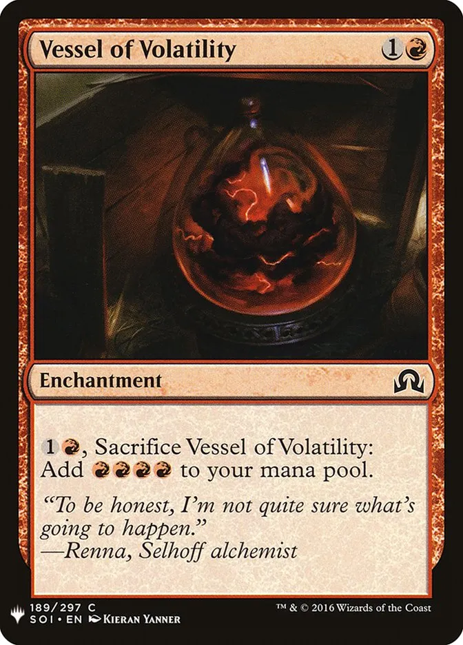 2020 The List Vessel of Volatility #SOI-189 common card image