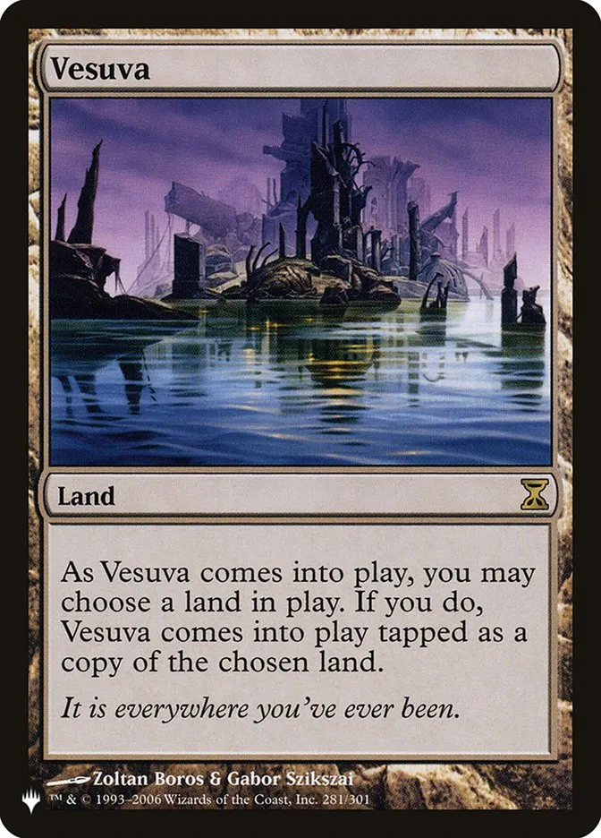 2020 The List Vesuva #TSP-281 rare card image