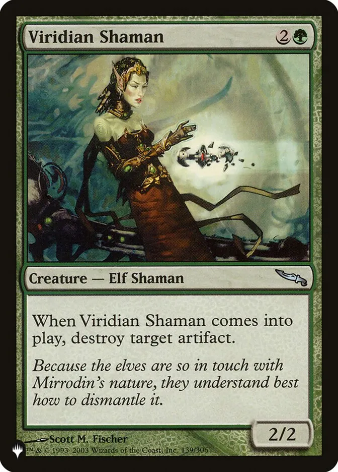 2020 The List Viridian Shaman #MRD-139 uncommon card image