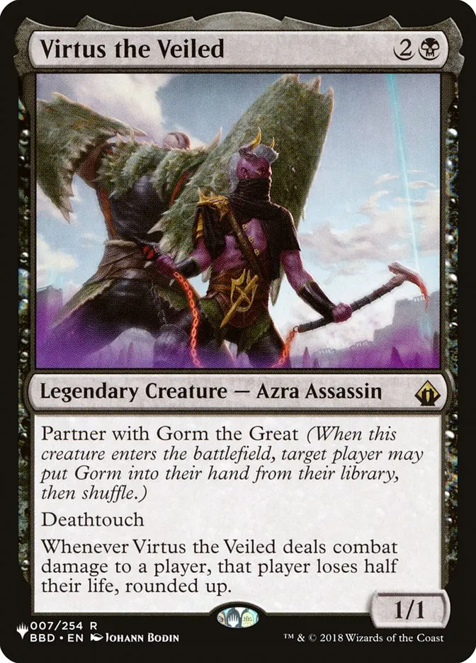 2020 The List Virtus the Veiled rare #BBD-7 rare card image