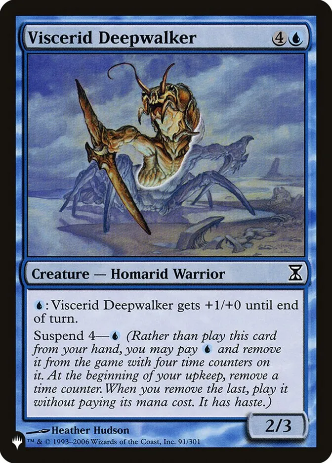 2020 The List Viscerid Deepwalker common #TSP-91 common card image
