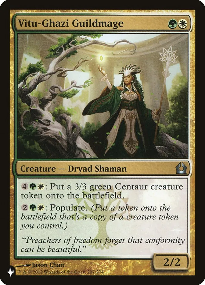 2020 The List Vitu-Ghazi Guildmage #RTR-207 uncommon card image