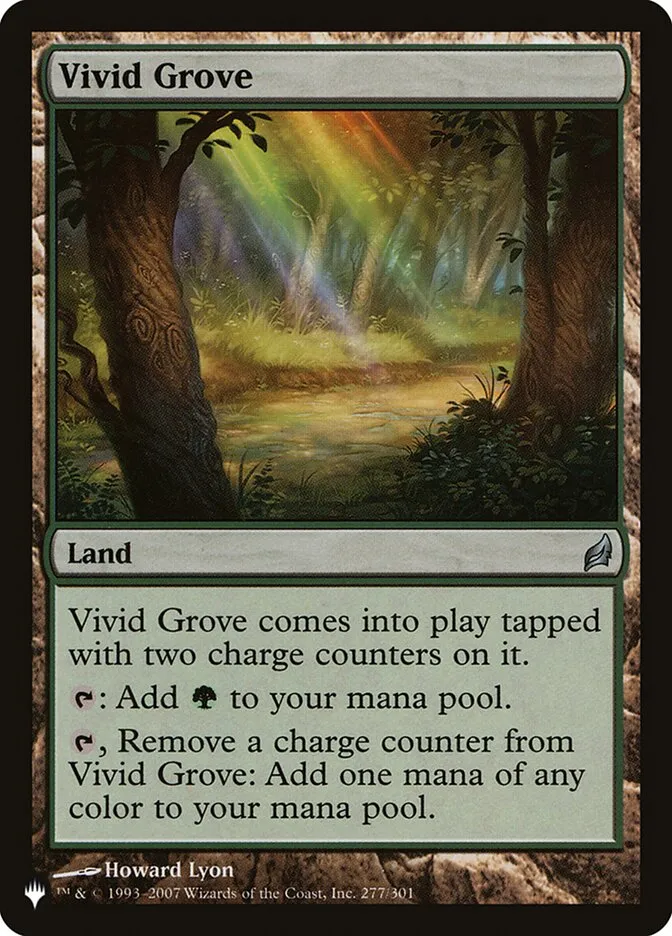 2020 The List Vivid Grove #LRW-277 uncommon card image