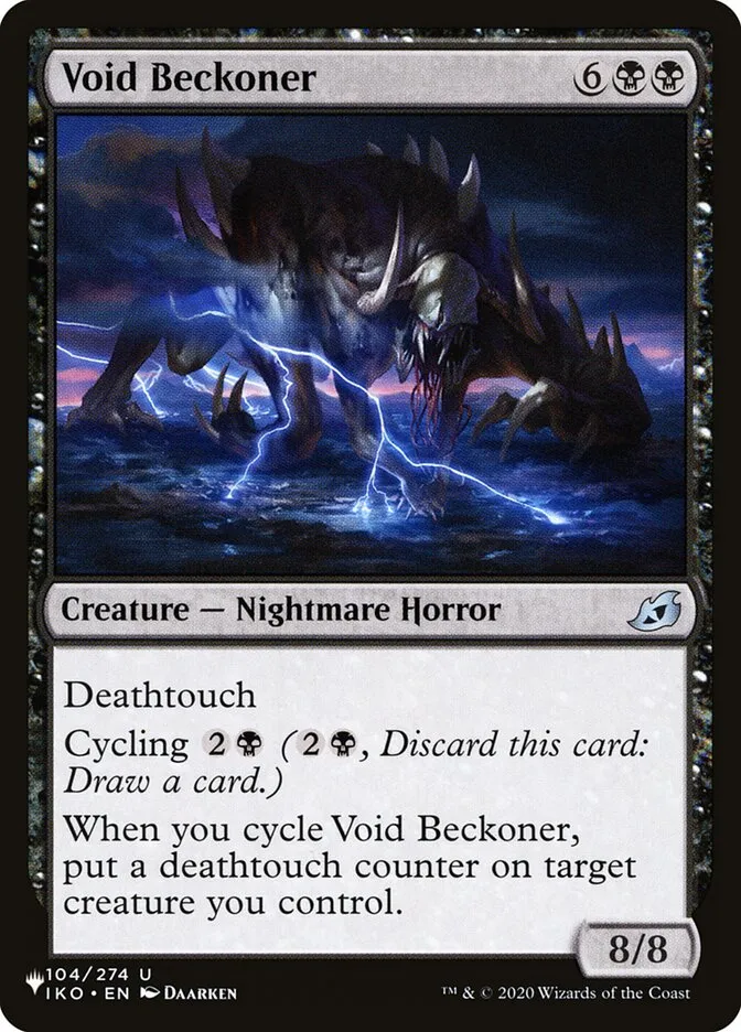 2020 The List Void Beckoner uncommon #IKO-104 uncommon card image