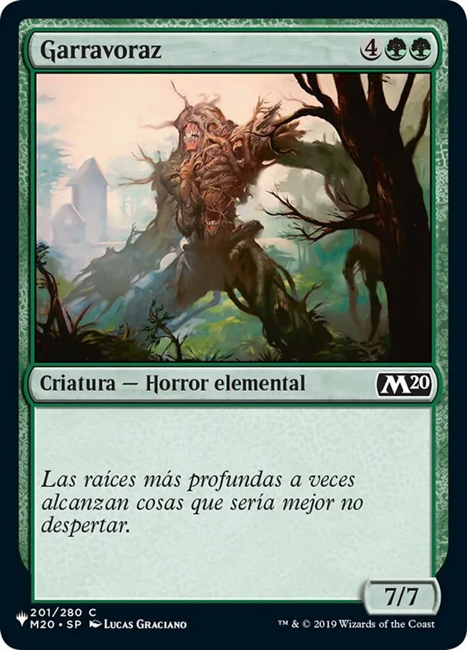 2020 The List Vorstclaw common #M20-201 common card image