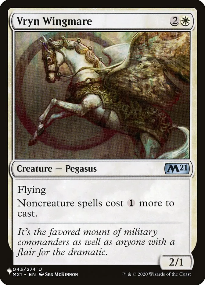 2020 The List Vryn Wingmare #M21-43 uncommon card image