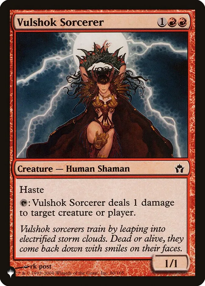 2020 The List Vulshok Sorcerer #5DN-80 common card image