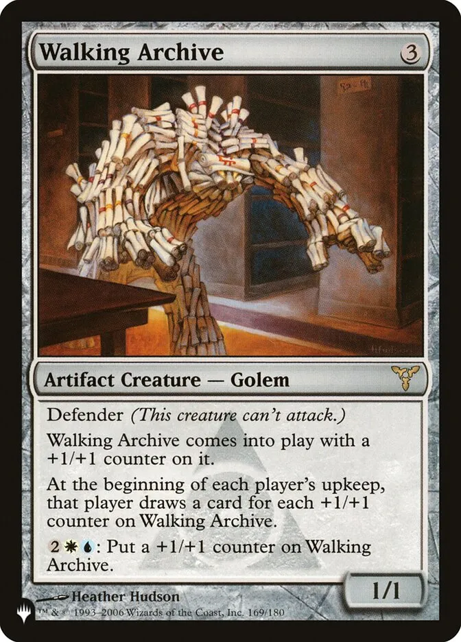 2020 The List Walking Archive #DIS-169 rare card image