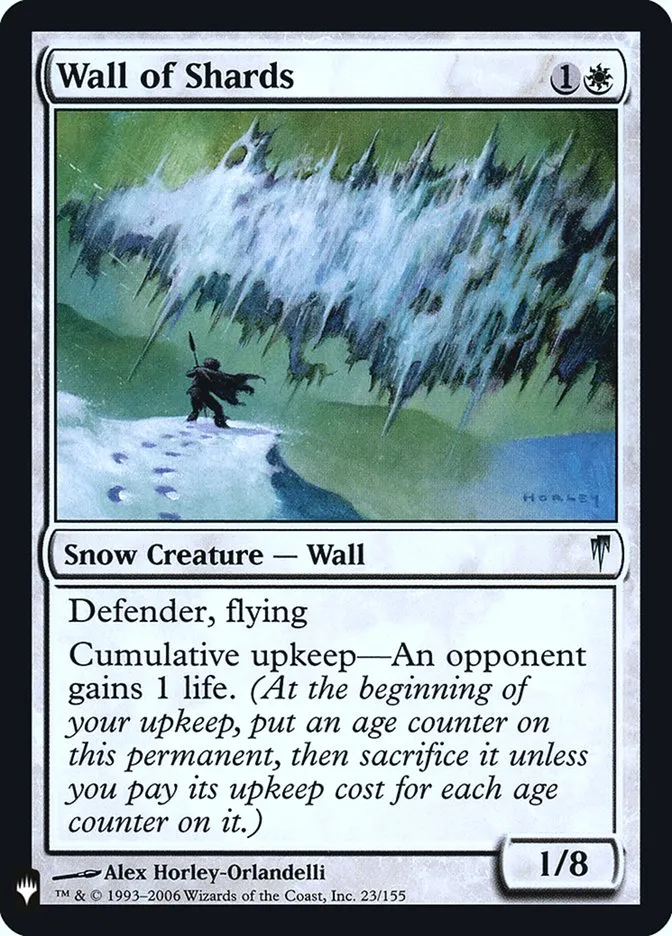 2020 The List Wall of Shards #CSP-23 uncommon card image