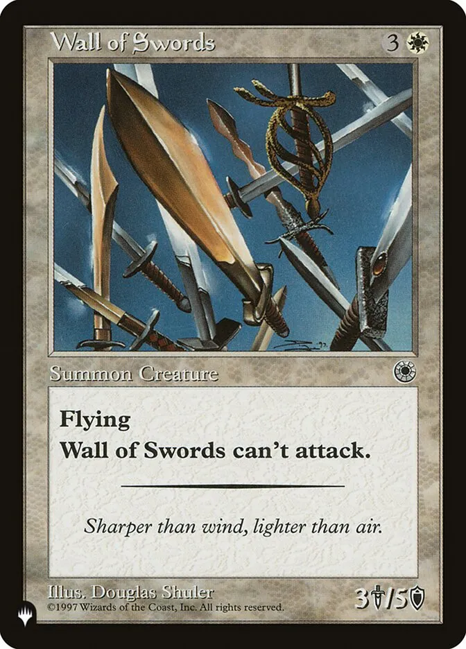 2020 The List Wall of Swords #POR-37 uncommon card image