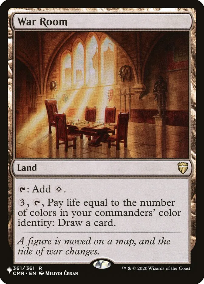 2020 The List War Room #CMR-361 rare card image