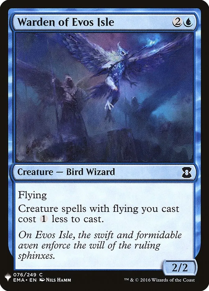 2020 The List Warden of Evos Isle #EMA-76 common card image
