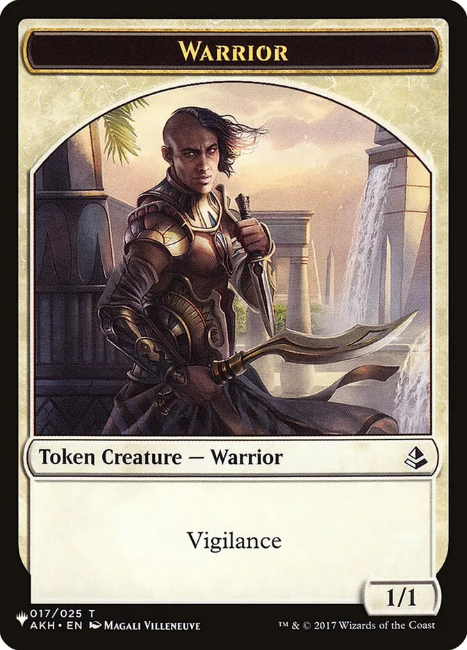 2020 The List Warrior common #TAKH-17 common card image