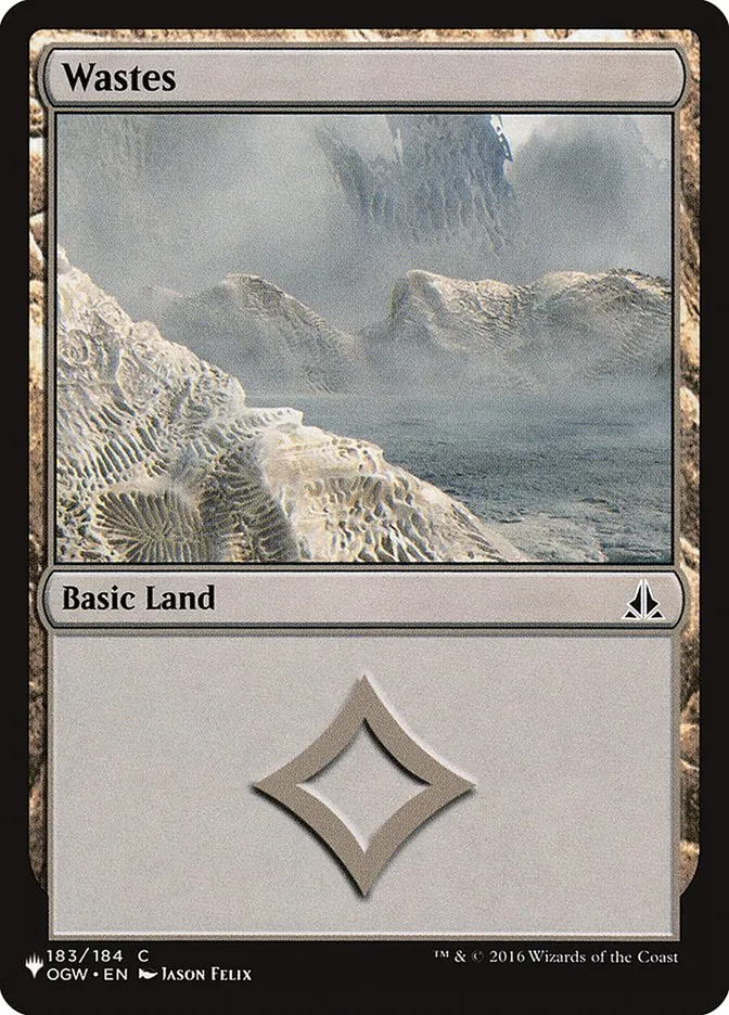2020 The List Wastes #OGW-183 common card image