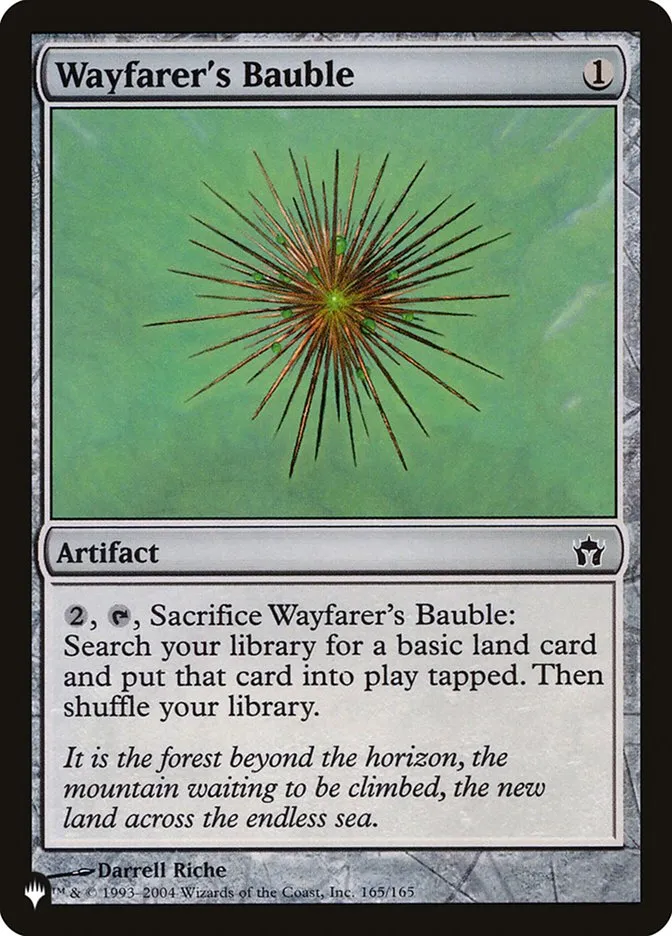 2020 The List Wayfarer's Bauble #5DN-165 common card image