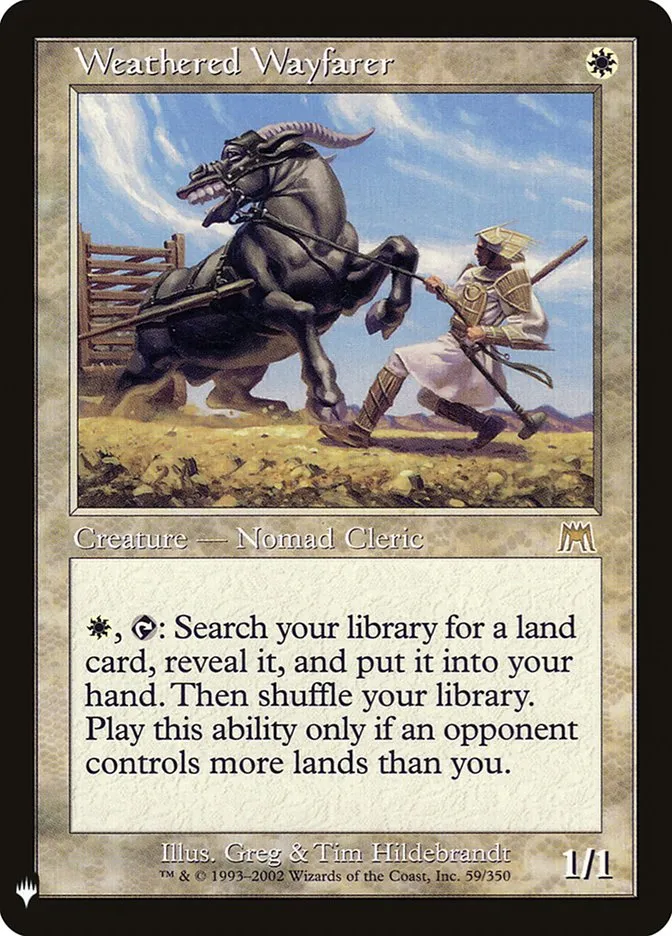 2020 The List Weathered Wayfarer #ONS-59 rare card image
