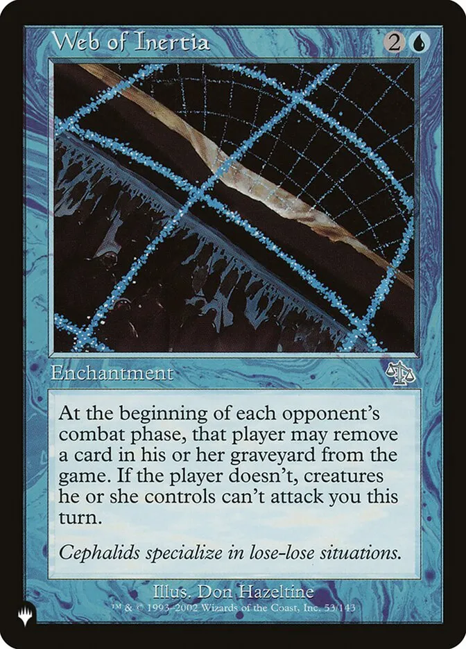 2020 The List Web of Inertia #JUD-53 uncommon card image