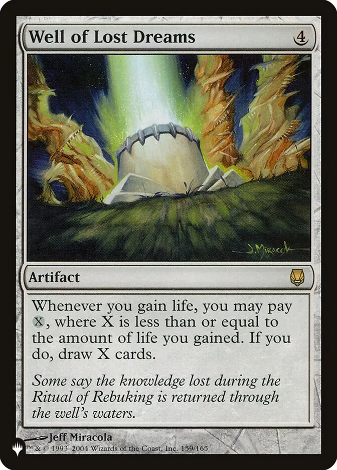 2020 The List Well of Lost Dreams #DST-159 rare card image